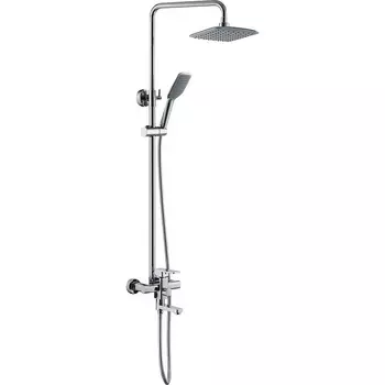 Душевая стойка Haiba HB2402 с изливом и смесителем