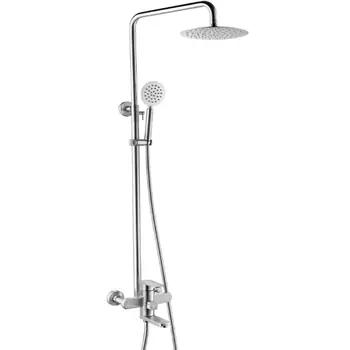 Душевая стойка Haiba HB24806 с изливом и смесителем