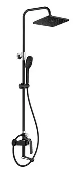 Душевая стойка Haiba HB548-7 HB24548-7 черный/хром