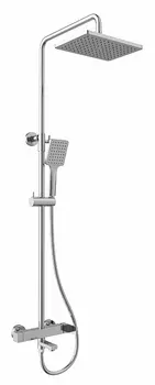 Душевая стойка Kaiser Cube 01582 с изливом, хром