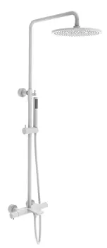 Душевая стойка Kaiser Serio 05382-4 с термостатом и изливом, белая