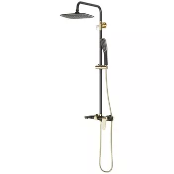 Душевая стойка Laguraty 7000 AX черный/золото