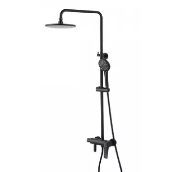 Душевая стойка Lemark Bronx LM3762BL черная