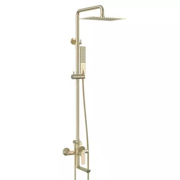 Душевая стойка Lemark Ursus LM7262BG золото матовое