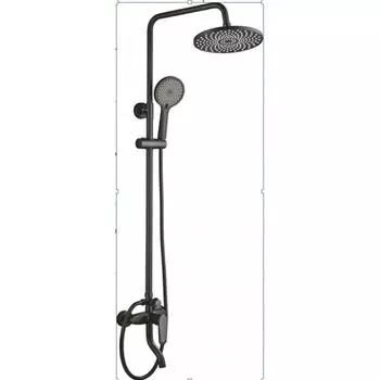 Душевая стойка Oute R9074H черная