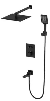 Душевая стойка Panta Demannor PT929003MB черный матовый