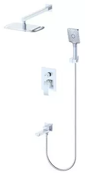 Душевая стойка Panta Voque PT939009CBW хром/белый