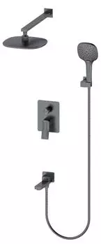 Душевая стойка Panta Walsall PT939006BGM оружейная сталь