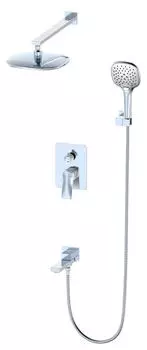 Душевая стойка Panta Walsall PT939006CBW хром/белый