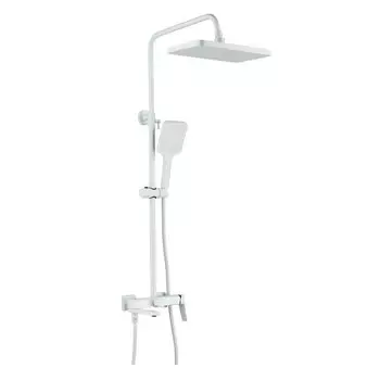 Душевая стойка Raffine F3699C белая матовая