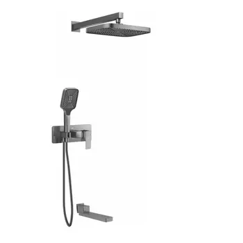 Душевая стойка Rose R1035T встраиваемая пепельная