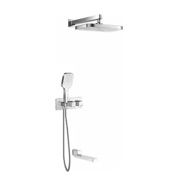 Душевая стойка Rose R1095 встраиваемая хром