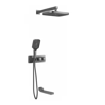 Душевая стойка Rose R1095T встраиваемая пепельная