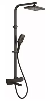 Душевая стойка Rose R1096H черная