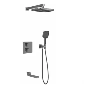 Душевая стойка Rose R1595T пепельная