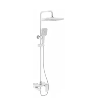 Душевая стойка Rose R1836C белая