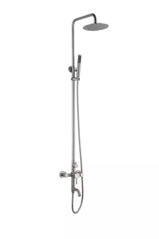 Душевая стойка Ростовская Мануфактура Сантехники (РМС) SUS124-009DK-1 нержавеющая сталь