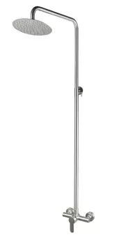 Душевая стойка Ростовская Мануфактура Сантехники (РМС) SUS124-003DK-3 нержавеющая сталь