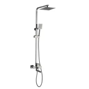 Душевая стойка Ростовская Мануфактура Сантехники (РМС) SUS125-009DK нержавеющая сталь