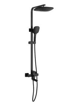 Душевая стойка Ростовская Мануфактура Сантехники (РМС) SUS125BL-009DK черный