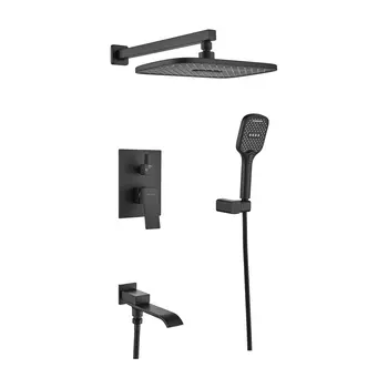 Душевая стойка Shevanik S4035H черная