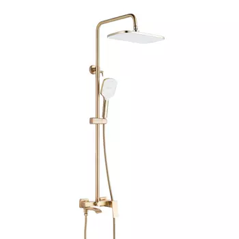 Душевая стойка Shevanik S4036G золотой сатин