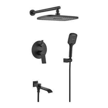 Душевая стойка Shevanik S4135H черная