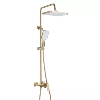 Душевая стойка Shevanik S4436G золотой сатин