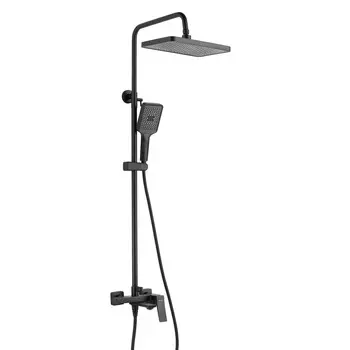 Душевая стойка Shevanik S4436H черная