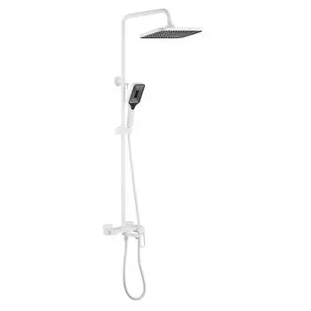 Душевая стойка Shevanik S6836C белая