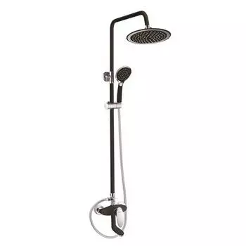 Душевая стойка Shevanik S9836H черная/хром