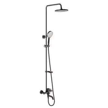 Душевая стойка Swedbe Hermes 5131B со смесителем для ванны черная