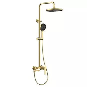 Душевая стойка Vincea VSFS-413BG брашированное золото