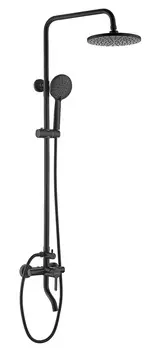 Душевая стойка Voda Vessel Black VST3000BL черная