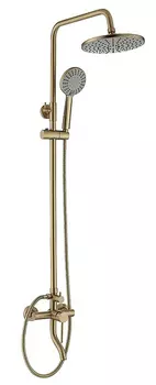 Душевая стойка Voda Vessel Gold VST3000G хром