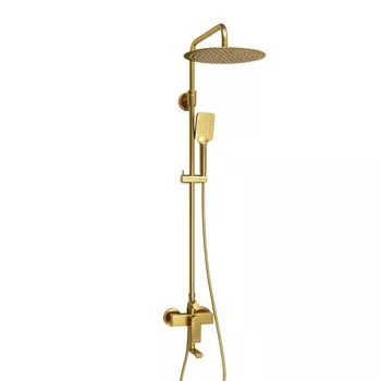 Душевая стойка WasserKRAFT Aisch 5500 A155.262.201.BG со смесителем