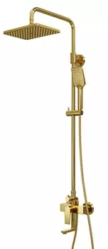 Душевая стойка WasserKRAFT Aisch A15501 золото матовое