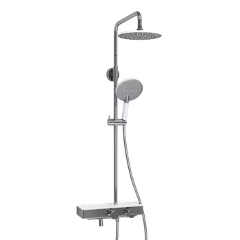 Душевая стойка WasserKRAFT Aller 1060WHITE A113.067.059.CH Thermo с термостатом