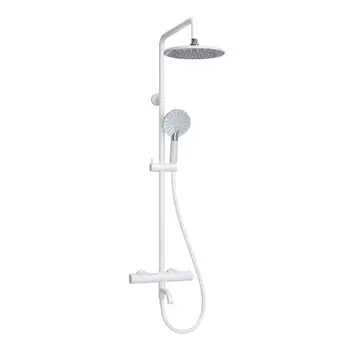 Душевая стойка WasserKRAFT Mindel A188.067.058.WM Thermo белая матовая