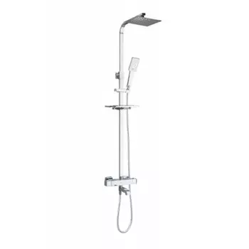 Душевая стойка Weltwasser WW TS 4244 с термомтатом, хром