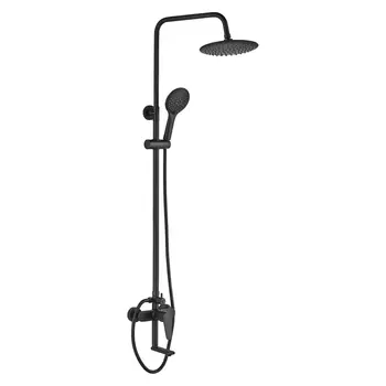 Душевая стойка WesnaArt NOV03-314Black черная