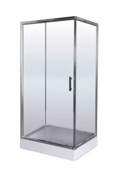 Душевая уголок Esbano ESR-8021 120х80 стекло рифленое, профиль хром