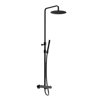 Душевая стойка Giulini Futuro F8225WC-SX25NO черный матовый