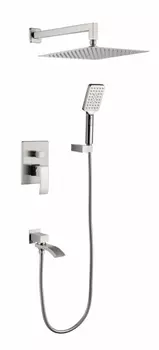Душевой гарнитур Grocenberg GB5007NK серебристый