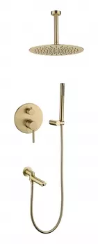 Душевая система Grocenberg GB5099MG-2 золото матовое