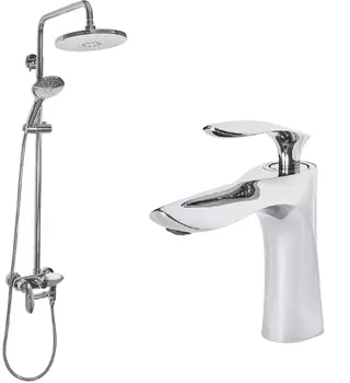 Душевой гарнитур Grocenberg GB7001CR+GB2001CR