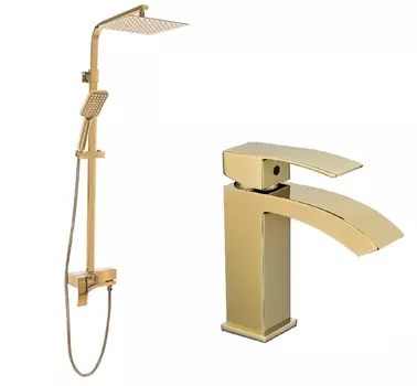 Душевой комплект Grocenberg GB7007-1GO+GB2007GO