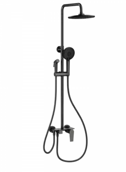 Душевой гарнитур Wonzon & Woghand WW-A30874-BGG темный графит