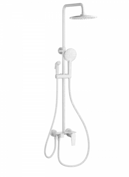 Душевой гарнитур Wonzon & Woghand WW-A30874-MW белый