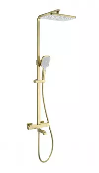Душевой гарнитур Wonzon & Woghand WW-B3026-T1-BG брашированное золото